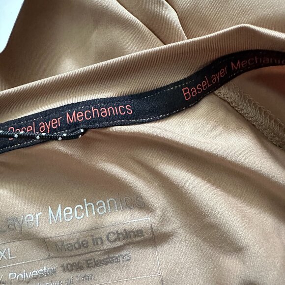 BASELAYER MECHANICS | Men's Long Sleeve Sun Protection Shirt  | Nude | Size: XXL - Picture 4 of 9